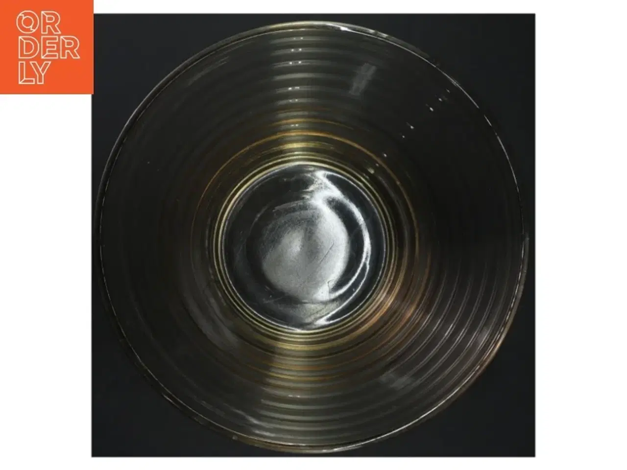 Billede 2 - Gennemsigtig Broksø glas skål (str. Ø. 24 cm. h. 11 cm)