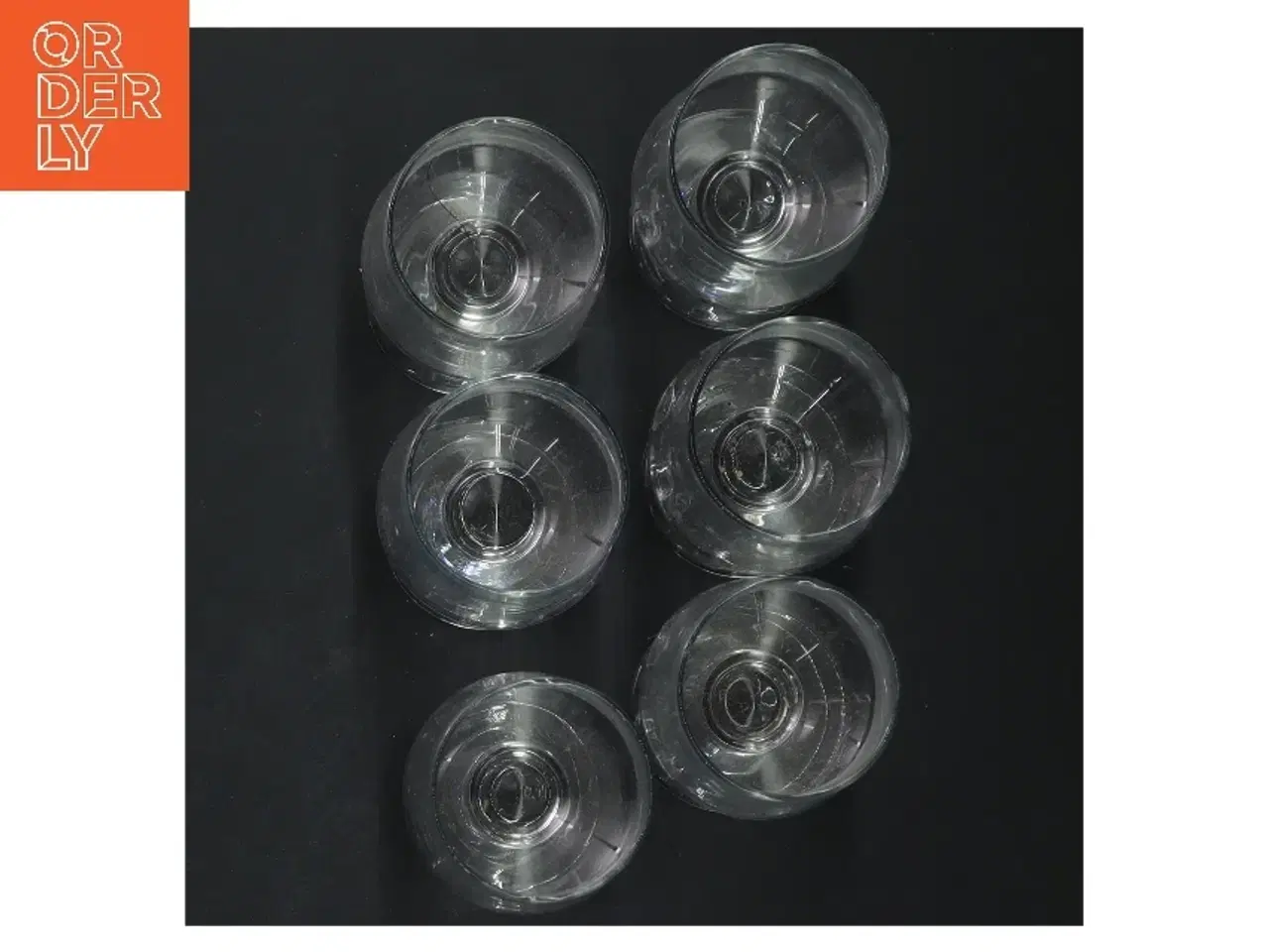 Billede 2 - Sæt med 6 glas (str. 6 styk, 9 cm)