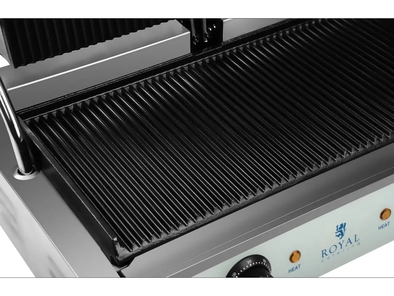 Billede 4 - Kontaktgrill - 2 x 1.800 watt - rillet - 2.0