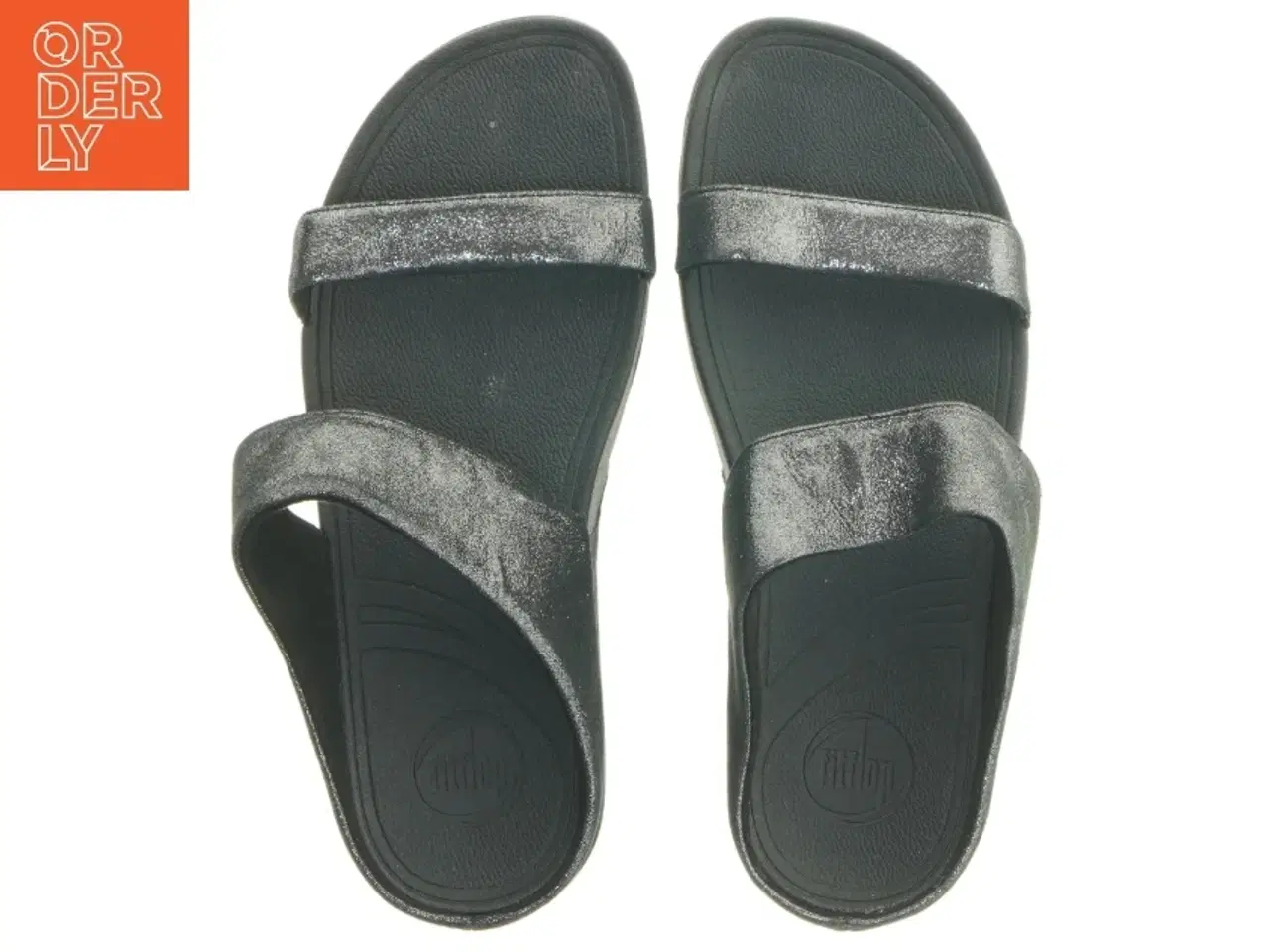 Billede 5 - Sorte sandaler med glitter (str. 40)