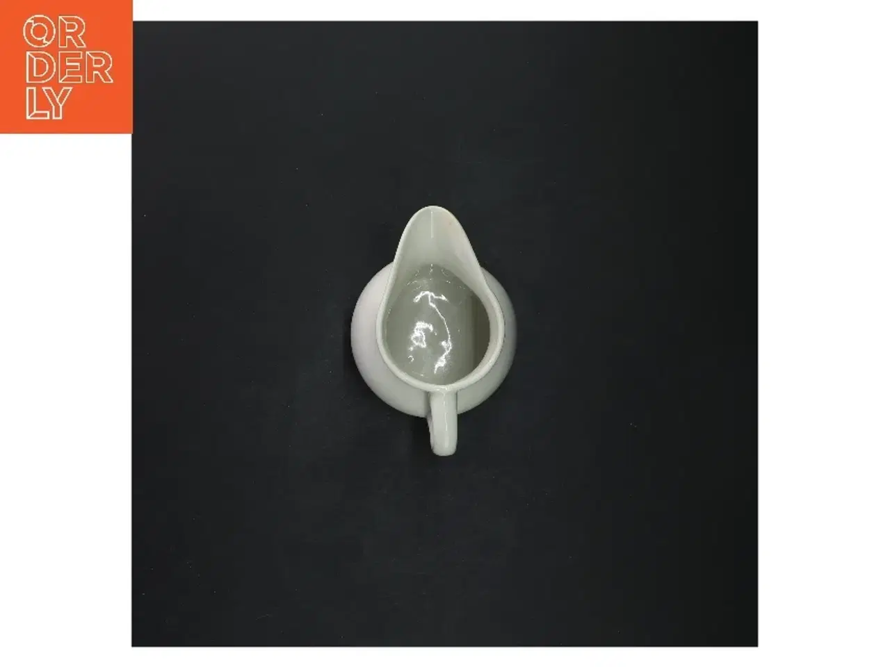 Billede 3 - Lille flødekande med blå detalje (str. 10 cm)