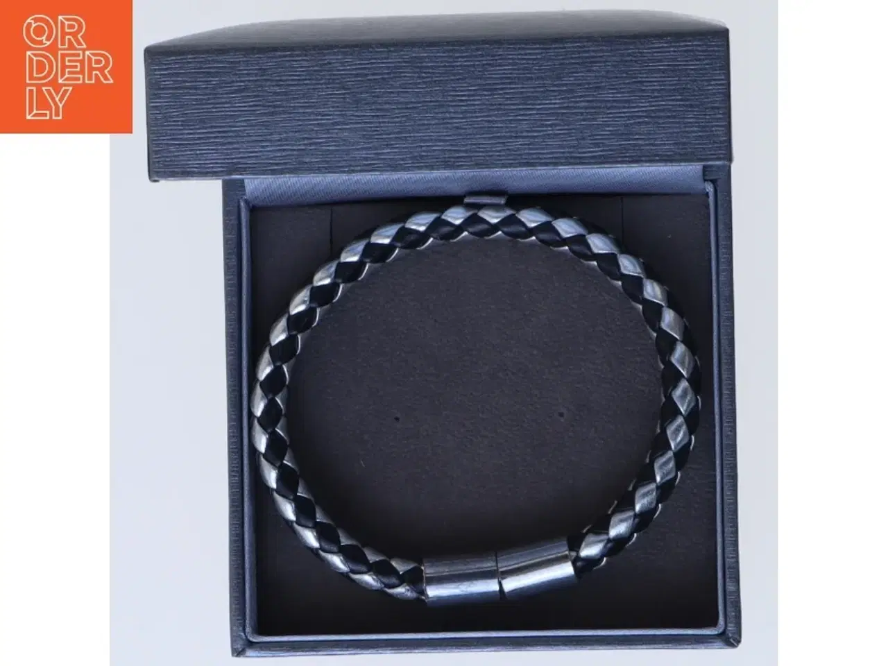 Billede 3 - Flettet armbånd i gaveæske fra Mullers Guldsmedje (str. Ø 8 cm)