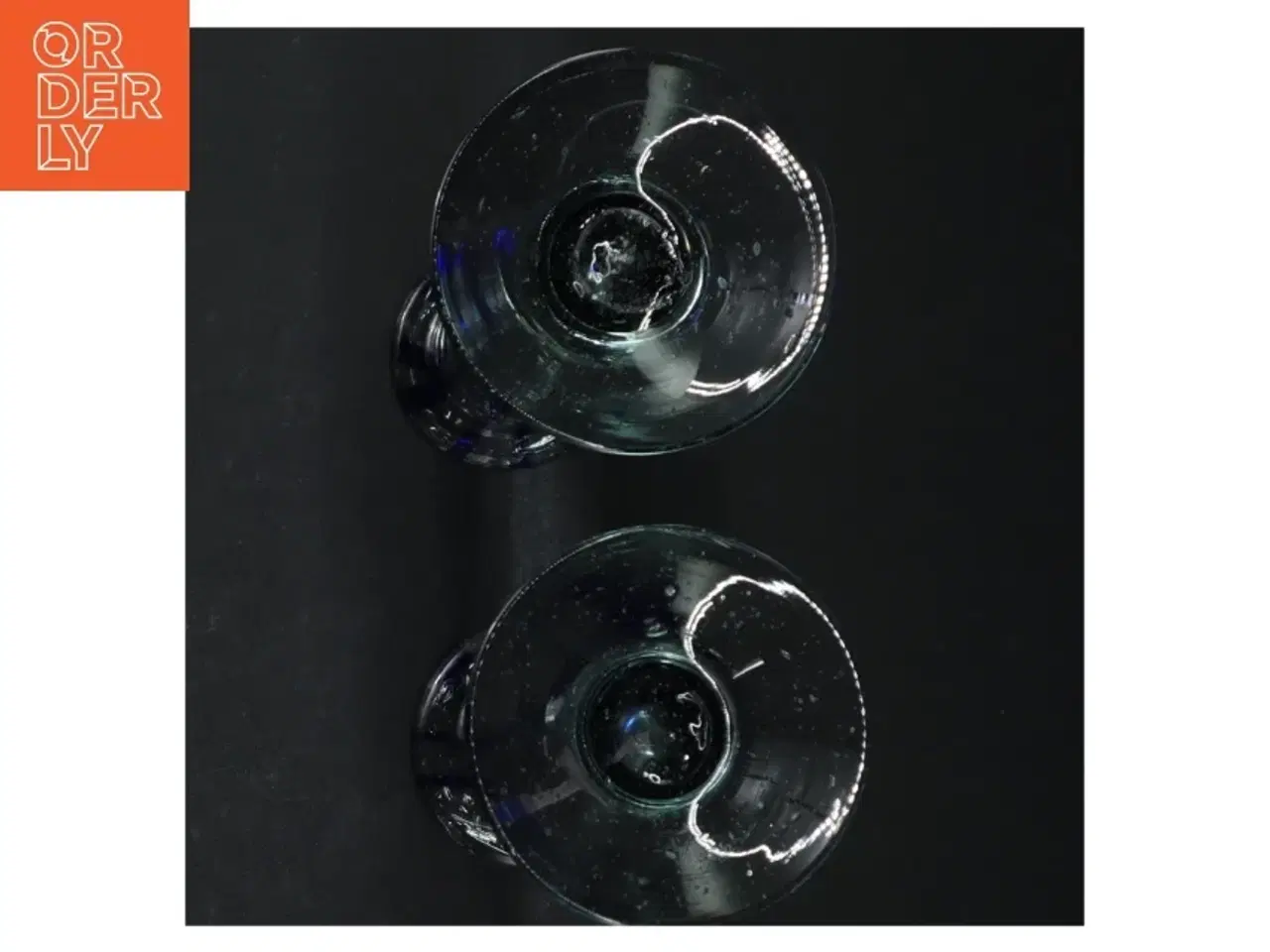 Billede 2 - Glas lysestager (str. H. 16 cm)