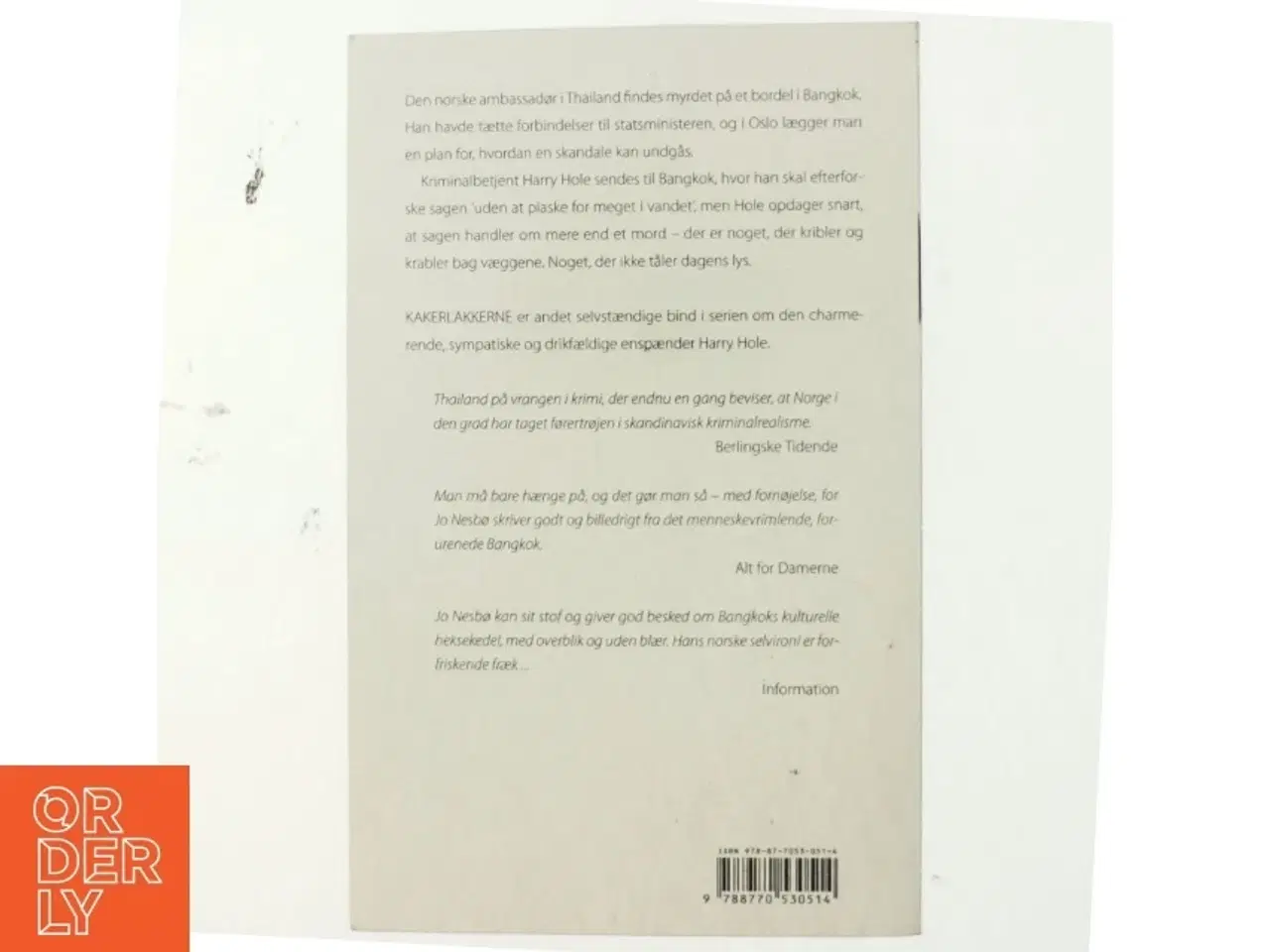 Billede 3 - Kakerlakkerne af Jo Nesbø (Bog)