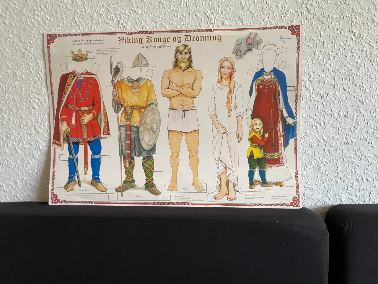 Billede 2 - Påklædningsdukker, Viking Konge og Dronning
