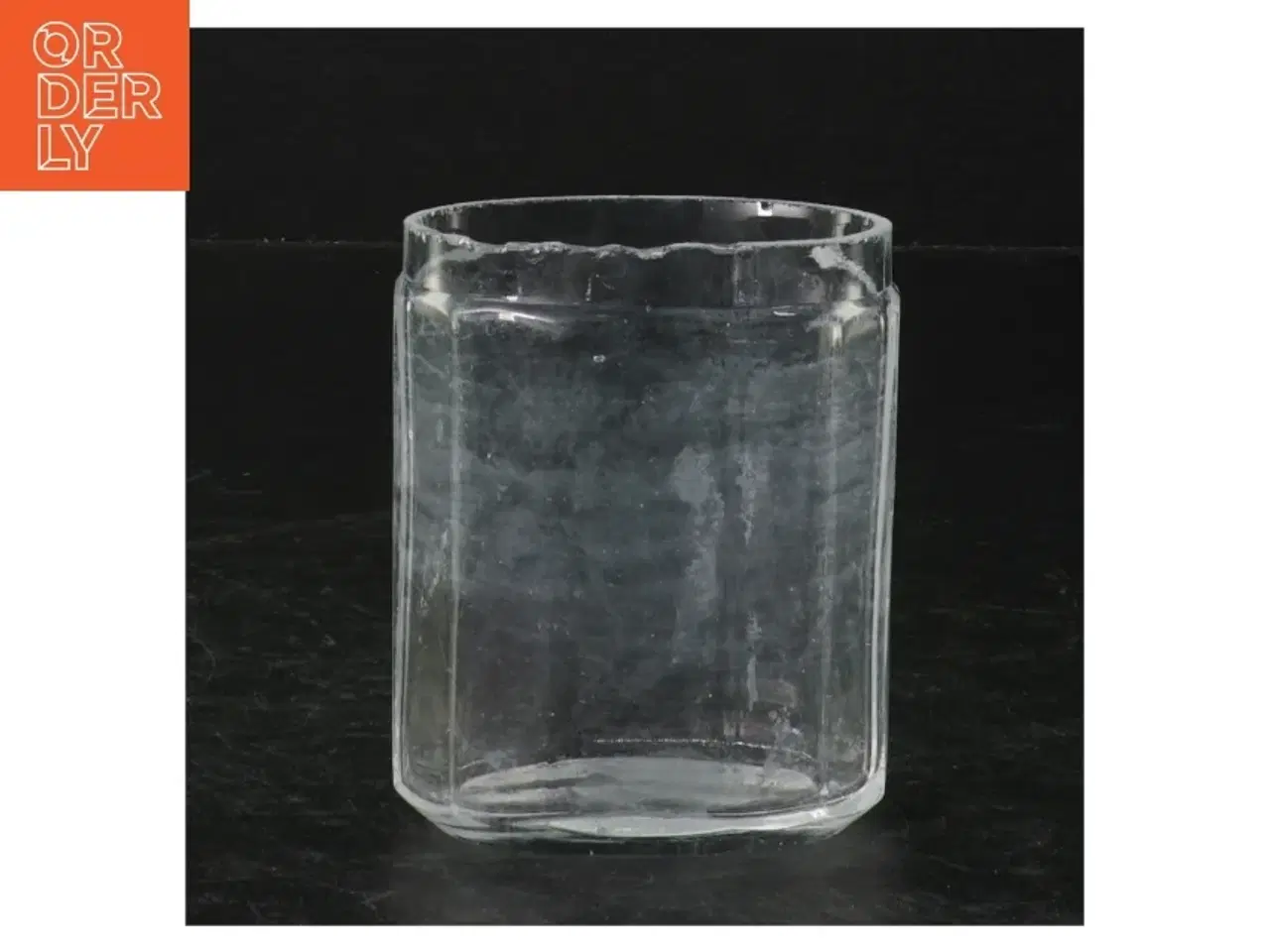 Billede 2 - Dekorativt oval glas beholder med sølvlåg m. blomstermønster (str. 10 x. 7 cm)