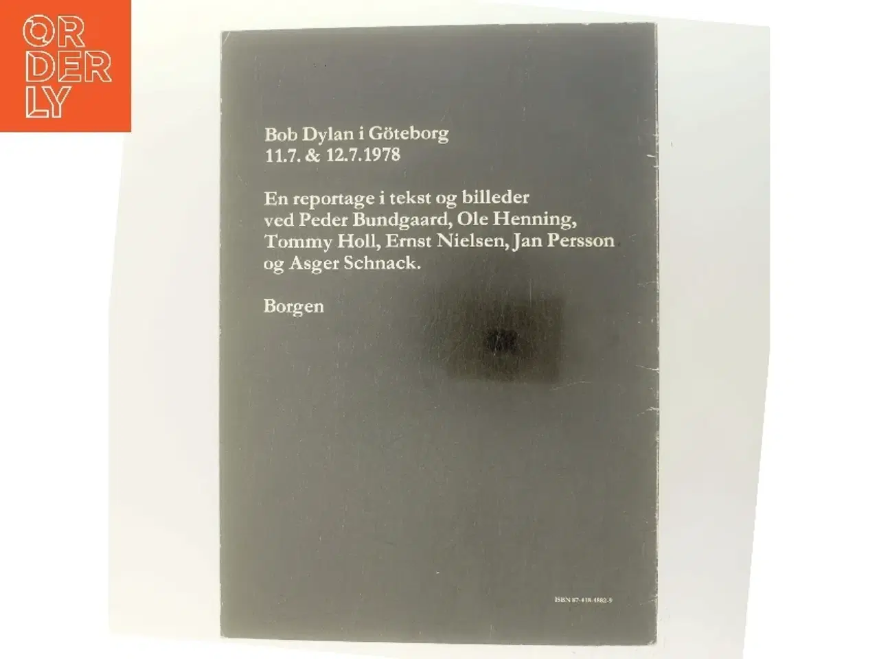 Billede 3 - Bob Dylan i Gteborg af Peder Bundgaard (Bog)