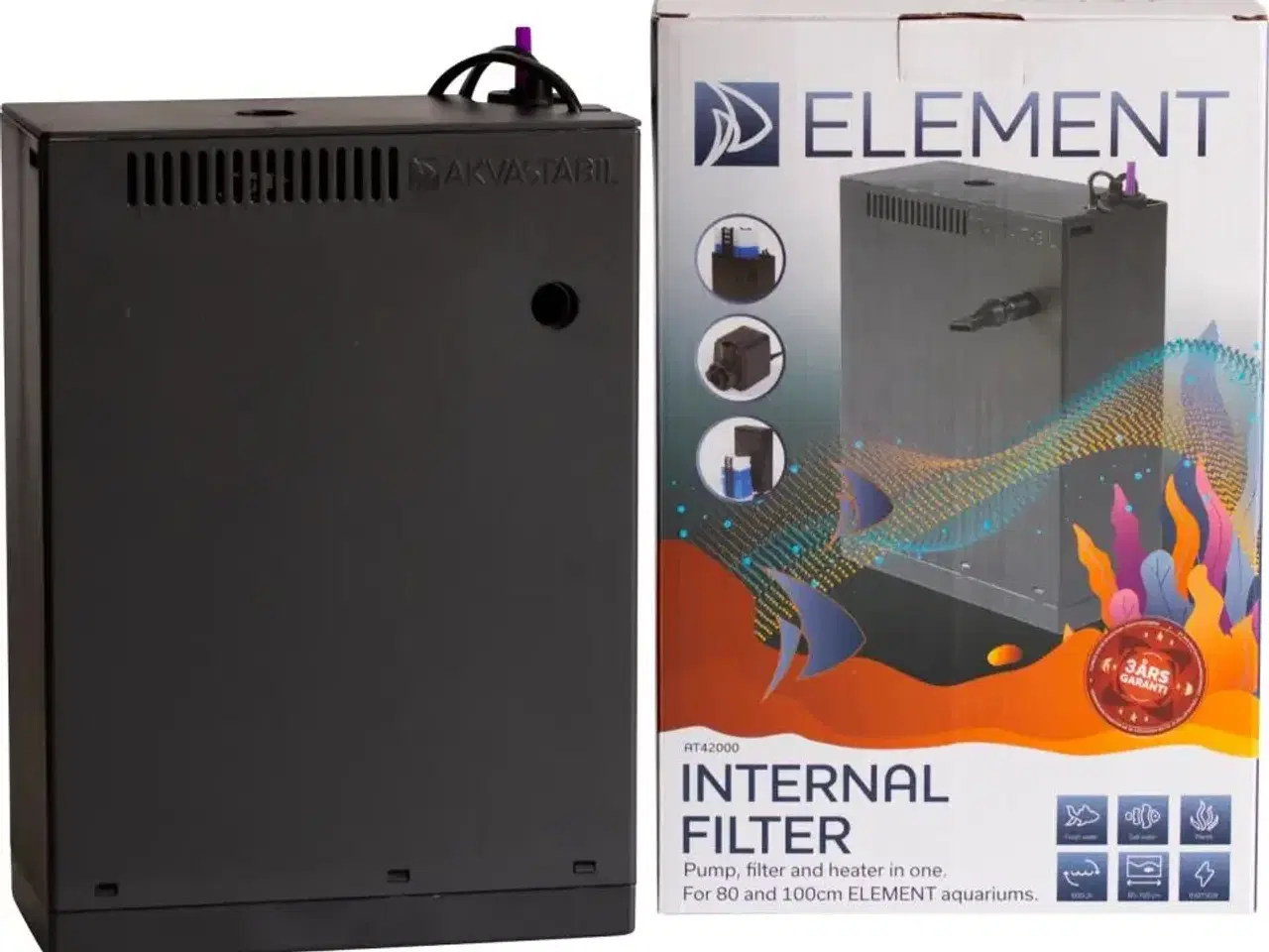 Billede 1 - Komplet filter til ELEMENT akvarie