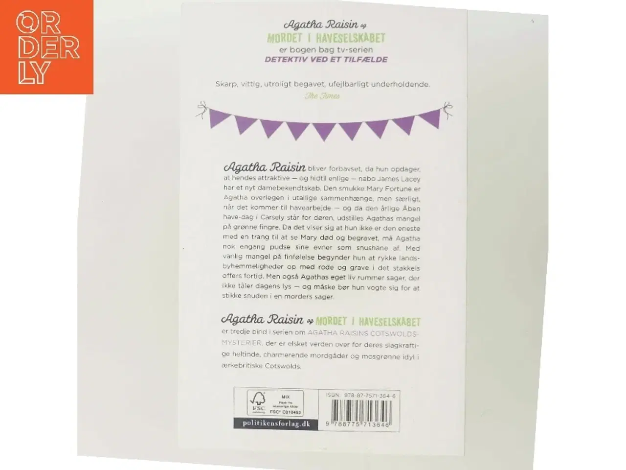 Billede 3 - Agatha Raisin og mordet i Haveselskabet : roman af M. C. Beaton (Bog)