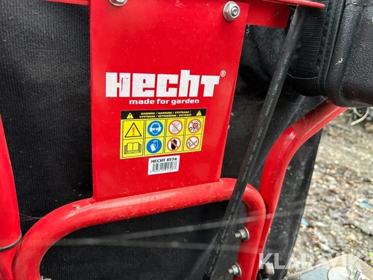 Billede 7 - Benzindrevet løvsuger / løvopsamler HECHT 8574