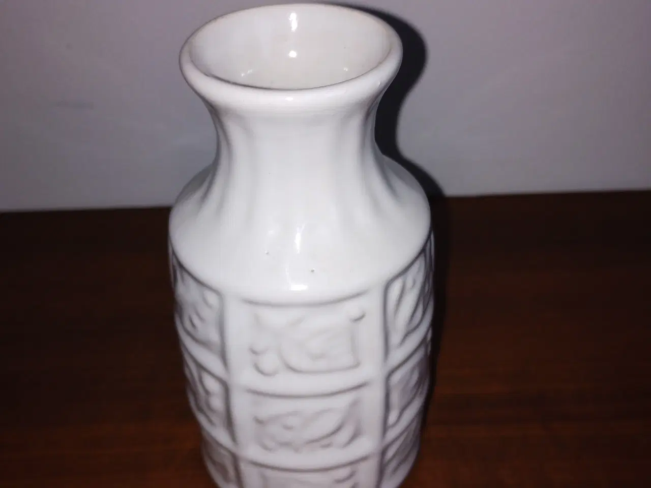 Billede 3 - Flot hvid West Germany vase