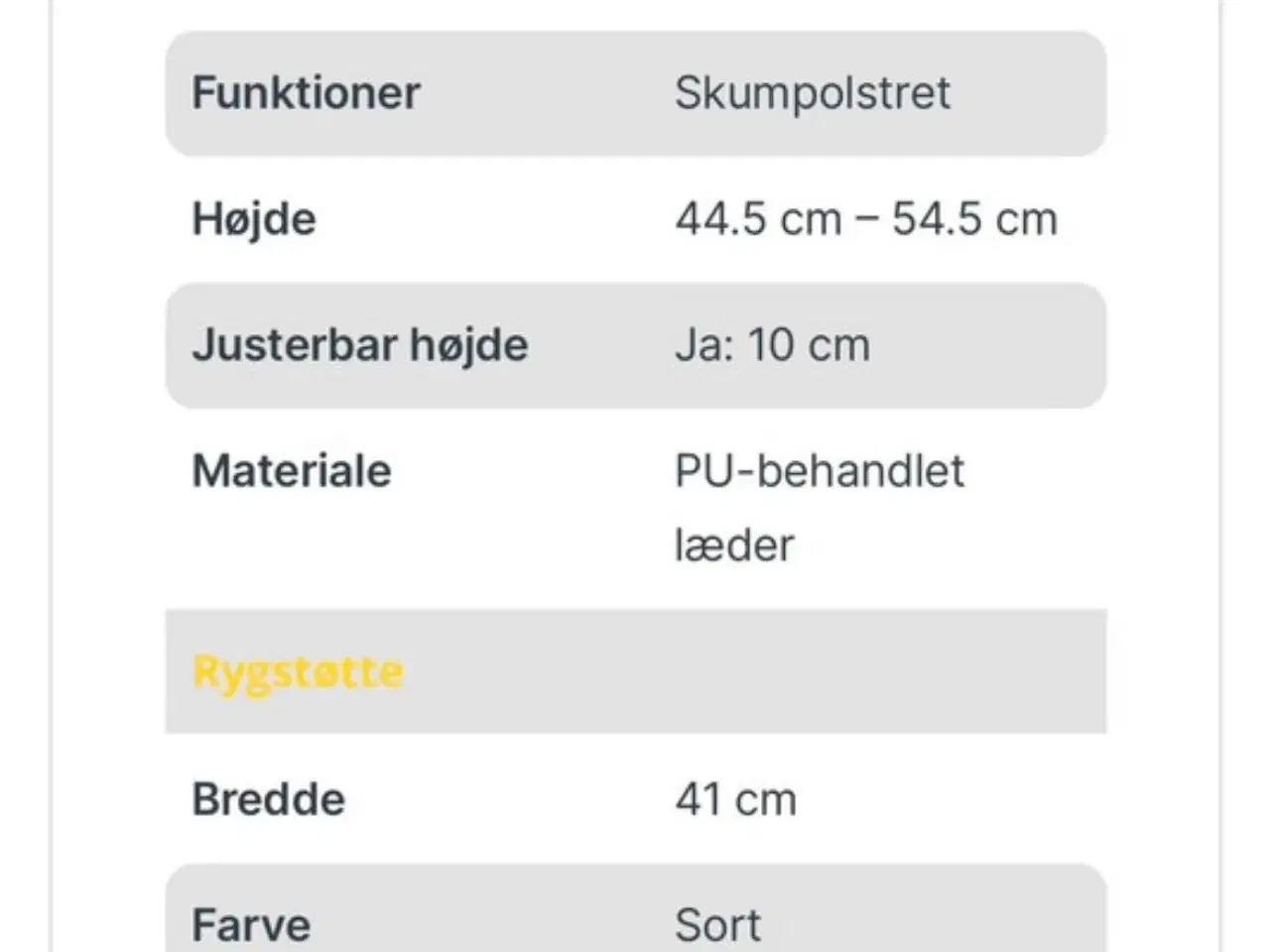 Billede 7 - Gamer stol