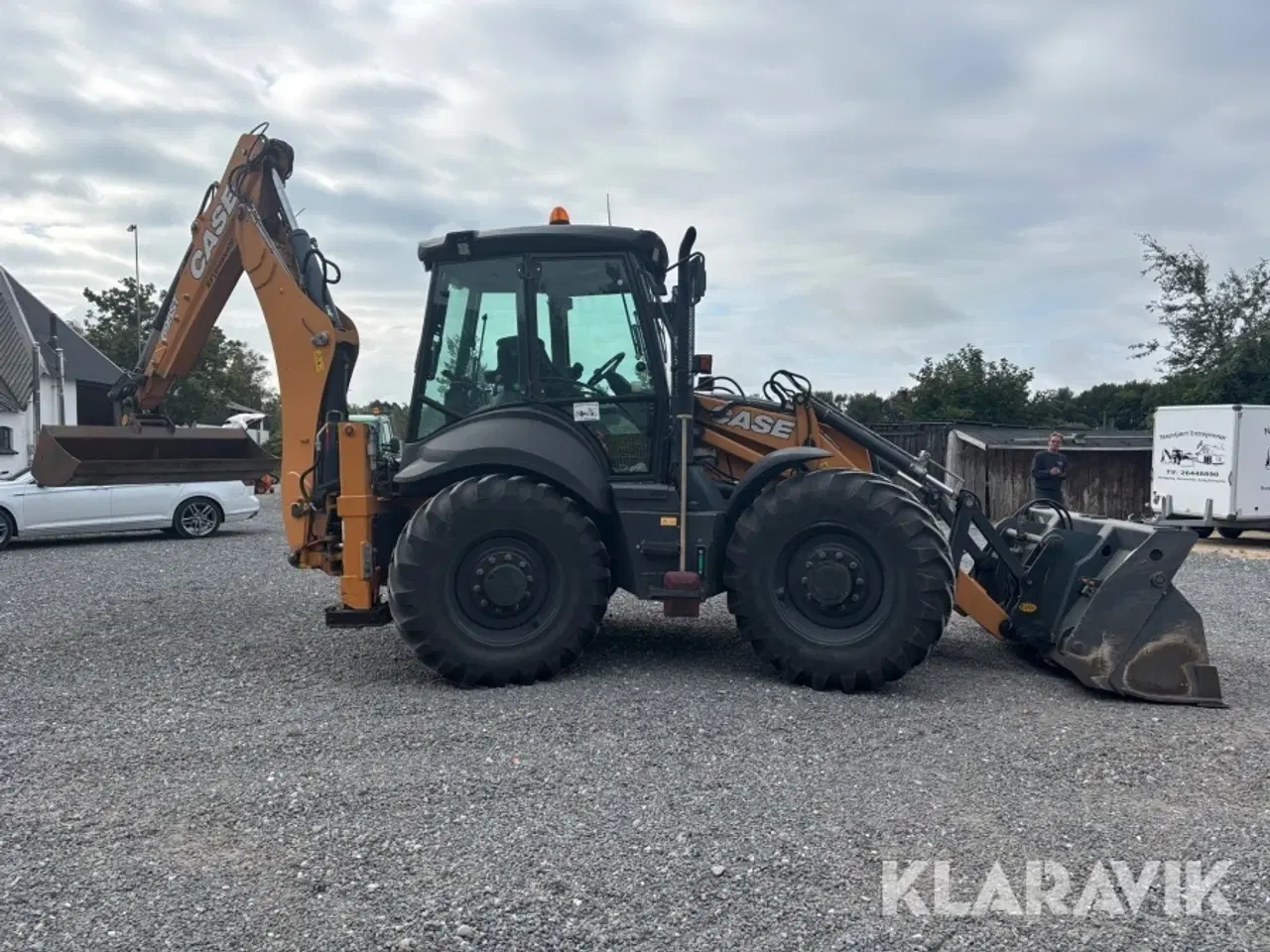Billede 7 - Rendegraver Case 695ST med tilbehør