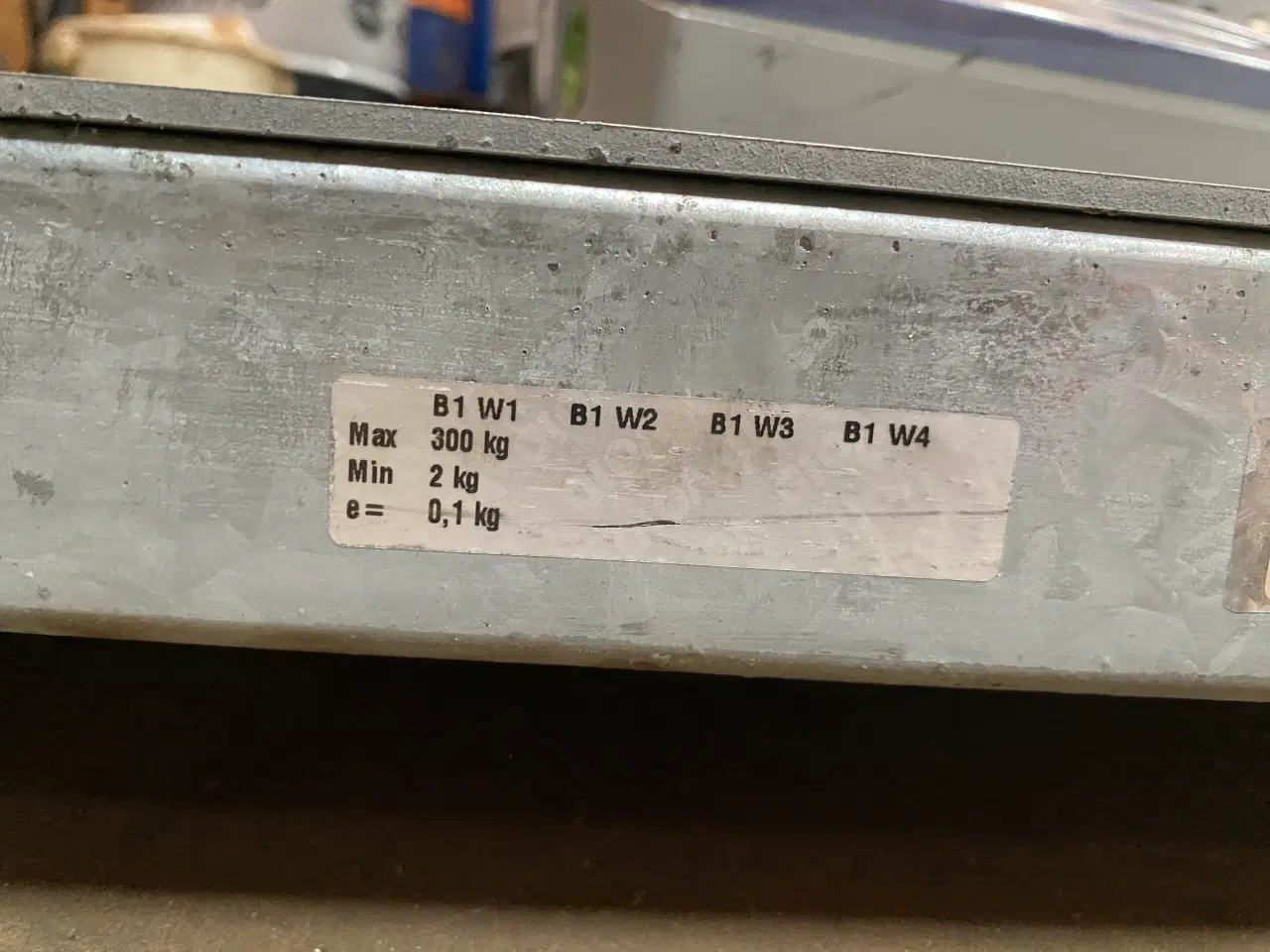 Billede 2 - Pakkevægt 300kg med stort display og printer