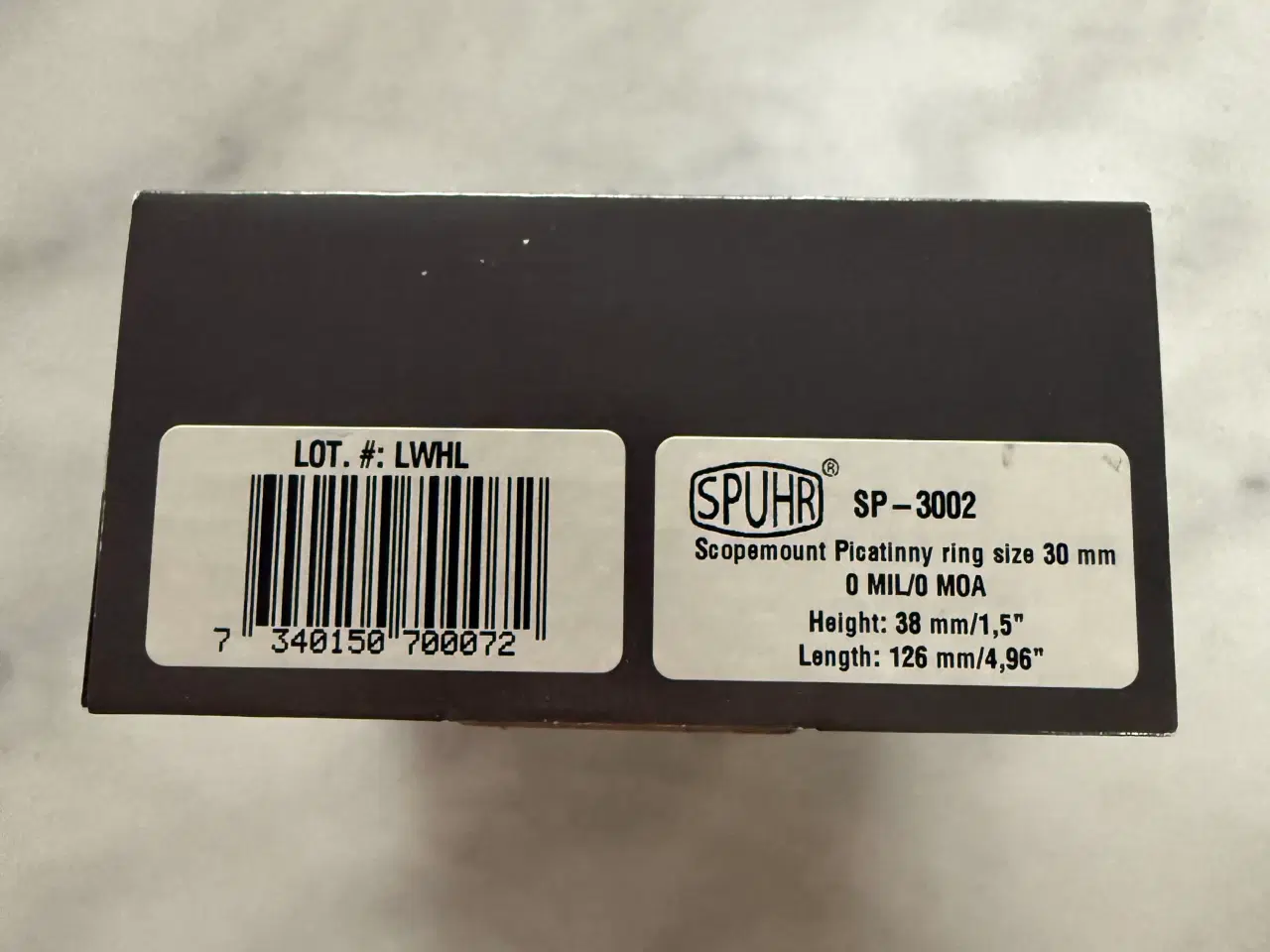 Billede 2 - Spuhr ISMS SP-3002 kikkertmontage 30 mm sort