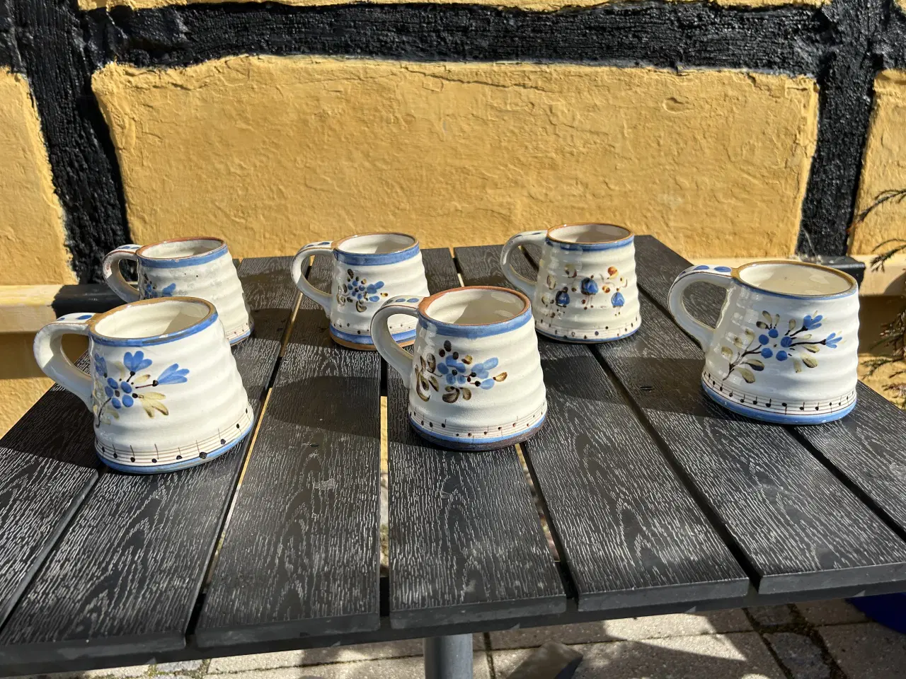 Billede 4 - 6 krus fra Knabstrup Keramik 