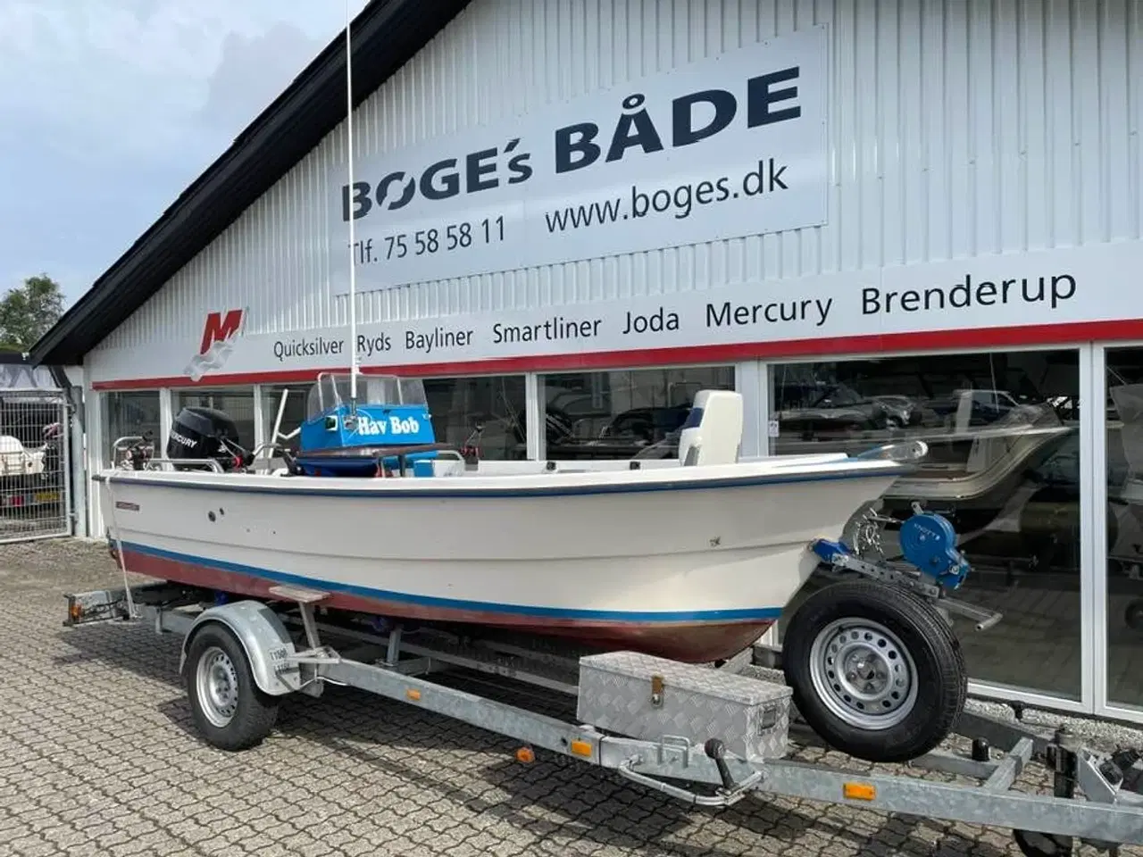 Billede 8 - 16 fod styrepultsbåd med 40 hk Mercury-EFI 4 takt