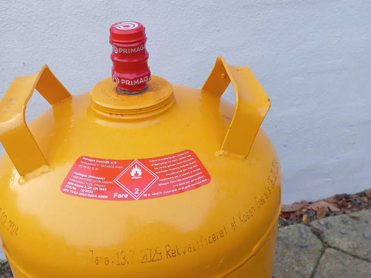 Billede 2 - 11 kg fyldt gasflaske 