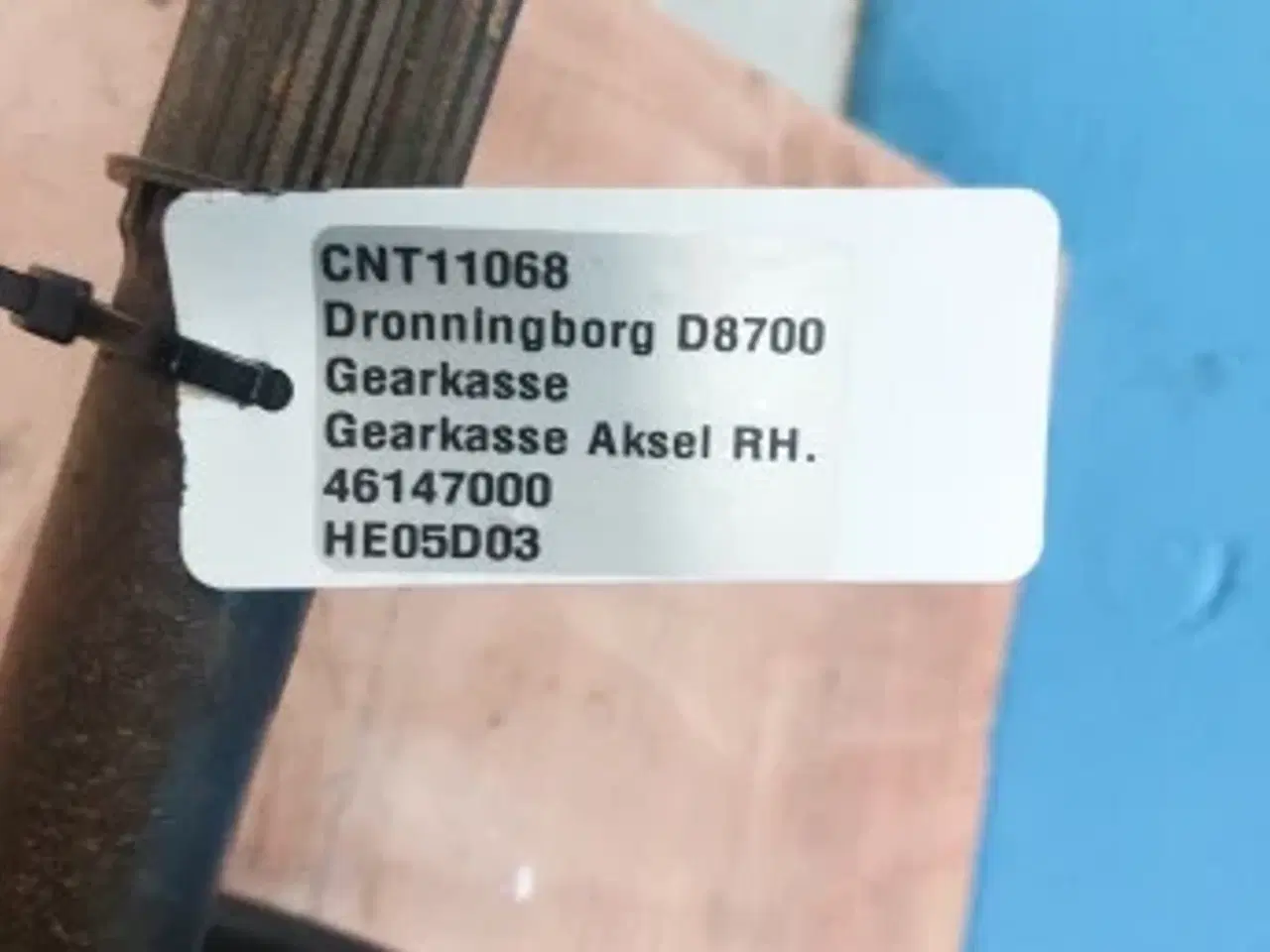Billede 7 - Dronningborg D8700 Gearkasse Aksel RH 46147000