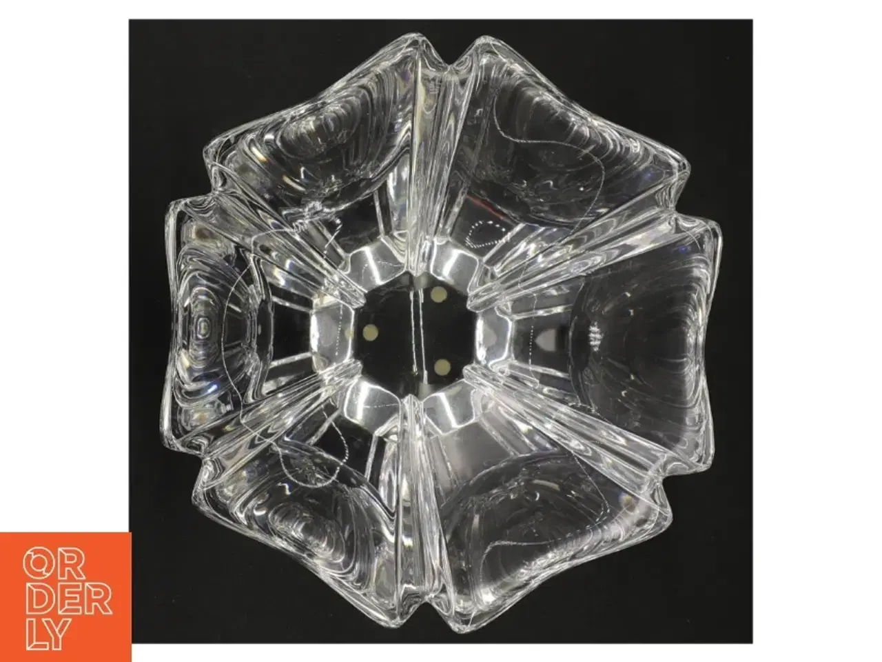 Billede 2 - Krystal skål fra Orrefors (str. 12 x 17 cm)