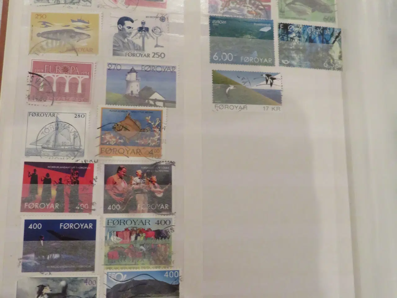 Billede 3 - Færøerne, 114 forskellige frimærker