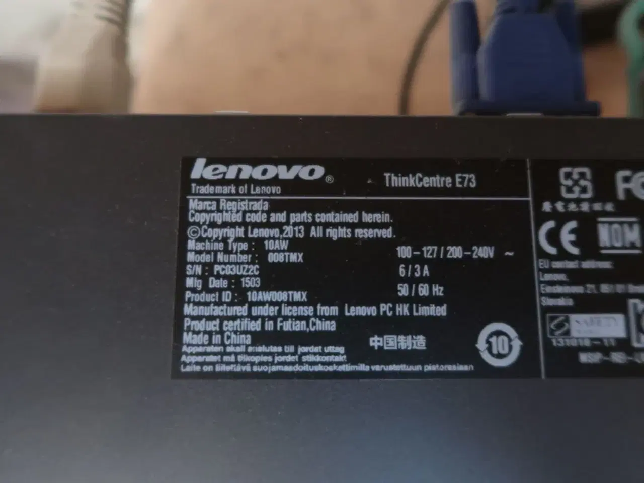 Billede 6 - Lenovo PC + 2 stk. Skærme & tastatur