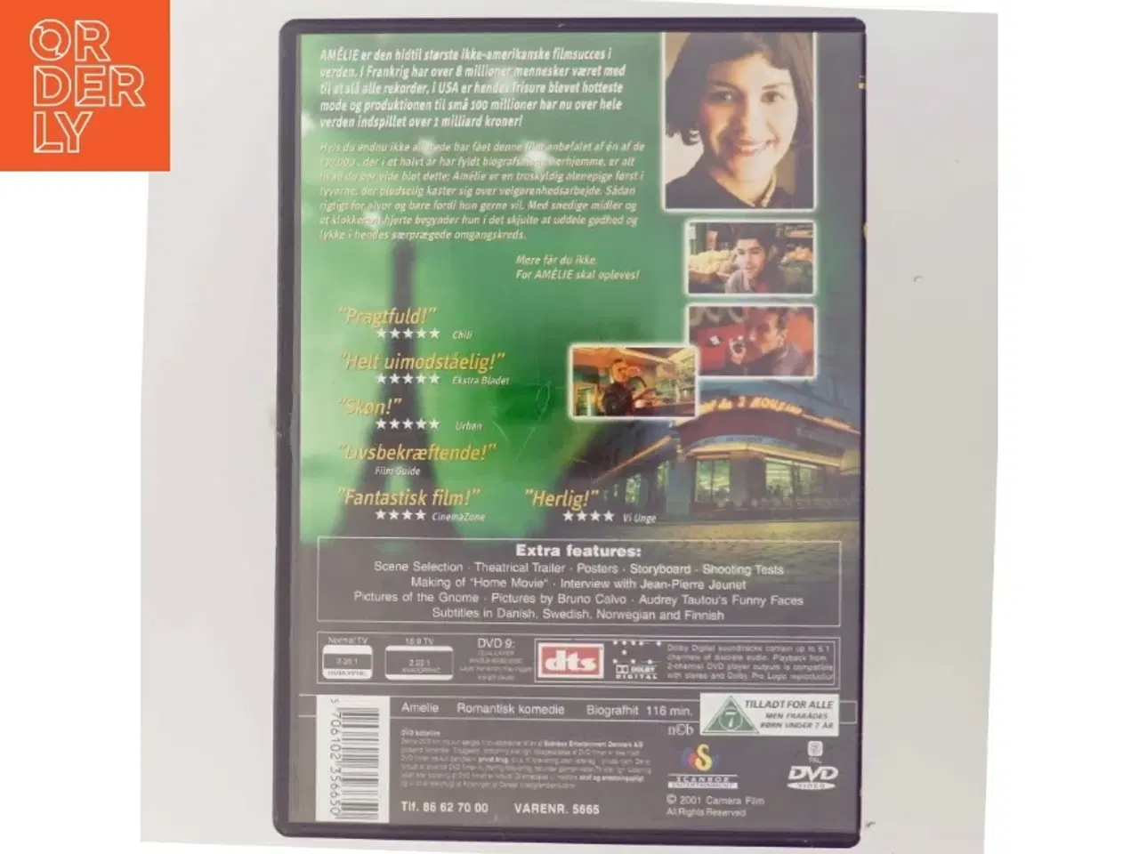 Billede 3 - Amelie med Audrey Tautou (DVD)