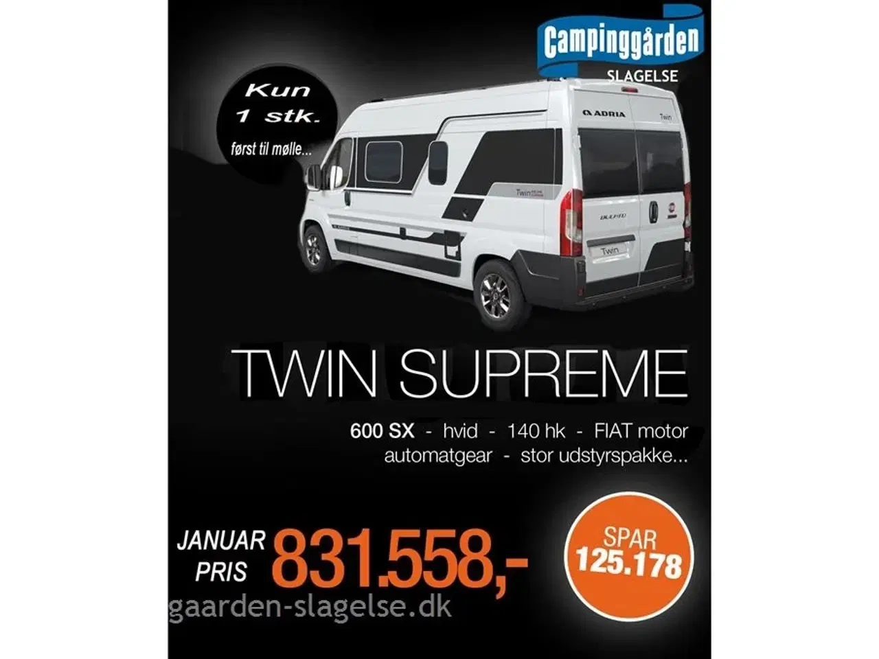 Billede 1 - 2024 - Adria Twin Supreme 600 SX