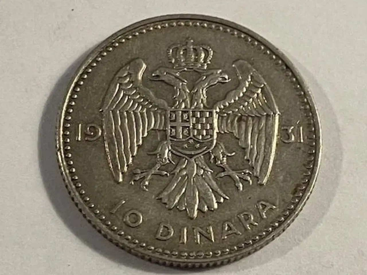 Billede 1 - 10 Dinara 1931 Yugoslavia