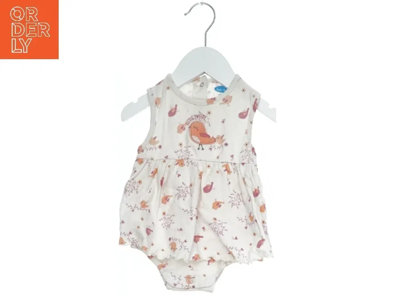 Billede 1 - Sød bodystocking med fugleprint fra Bon Bébé (str. 74)