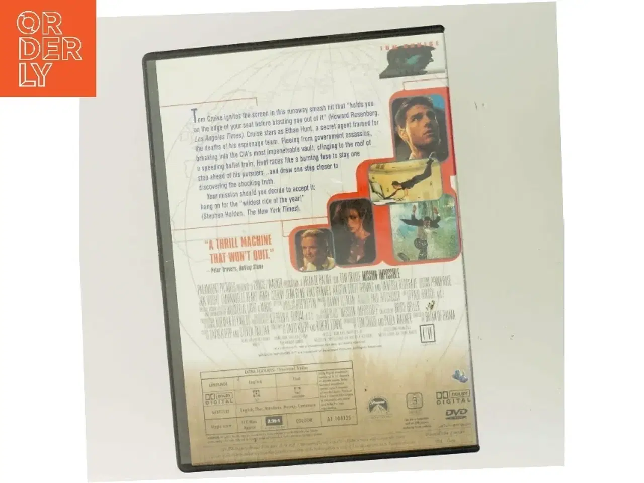 Billede 3 - Mission: Impossible med Tom Cruise (DVD)
