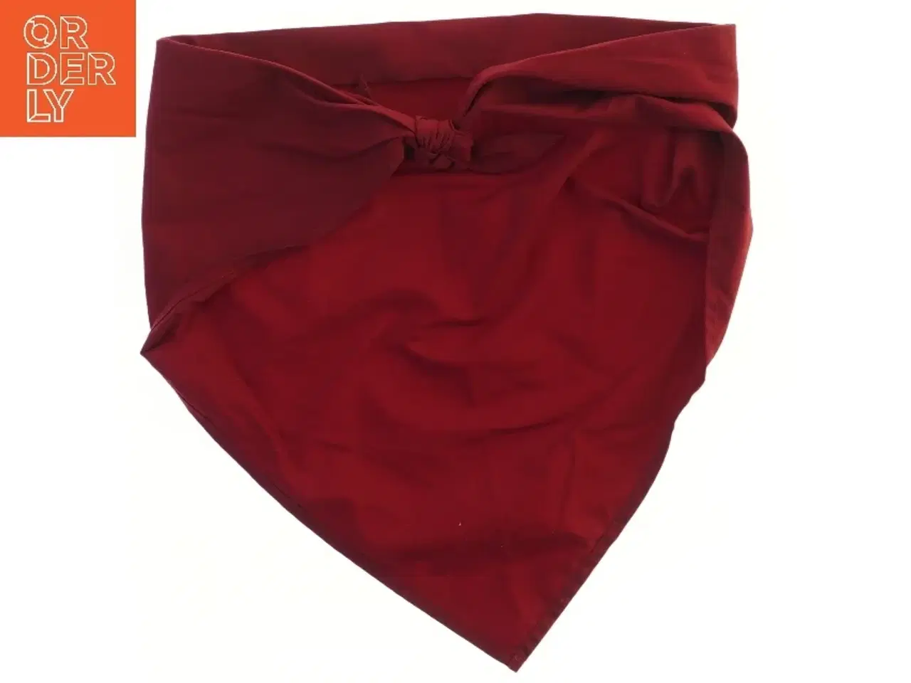Billede 1 - Rødt spejder tørklæde (str.  32,5x37 cm)