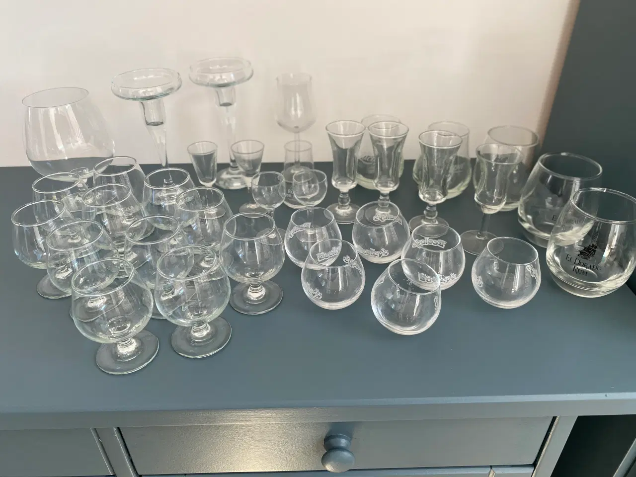 Billede 2 - Drikke Glas cognac, rom, snaps, 