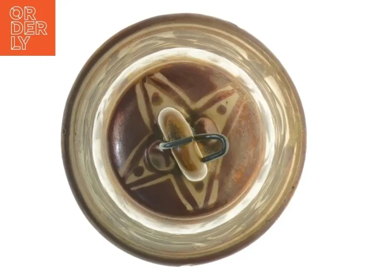 Billede 4 - Keramikklokke med mønster