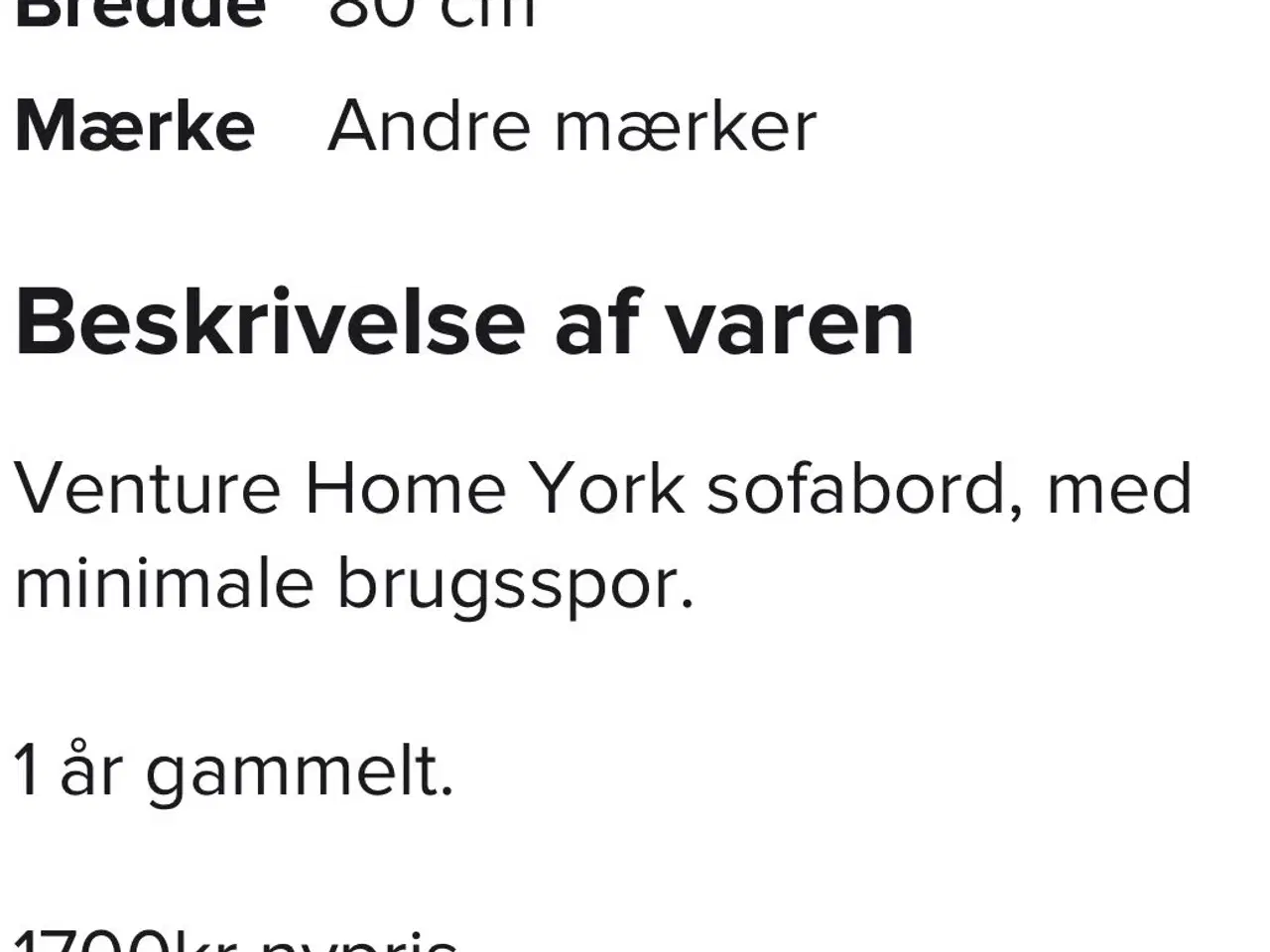 Billede 4 - Flot sofabord