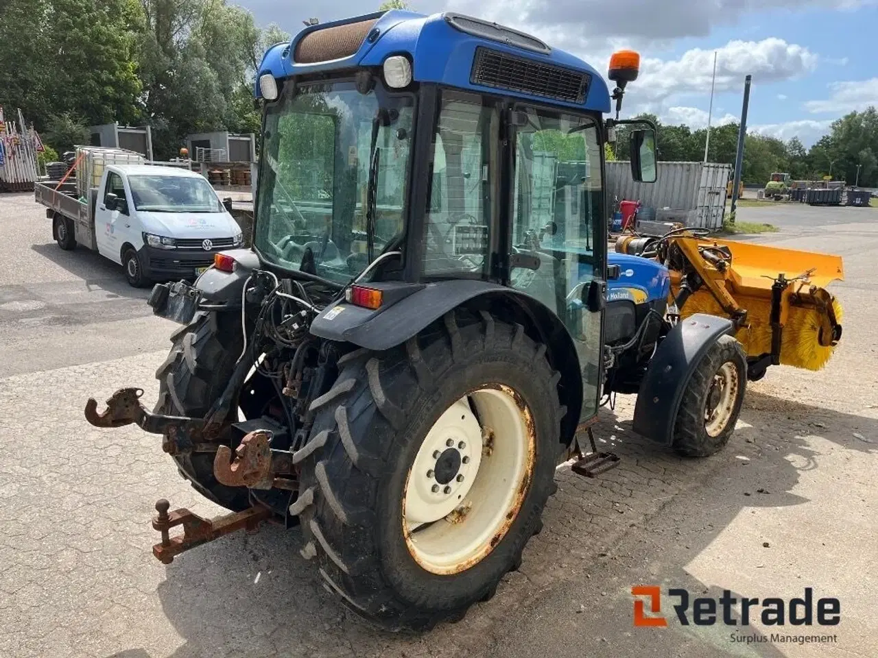 Billede 3 - New Holland TN75FA  med mekanisk FM kost
