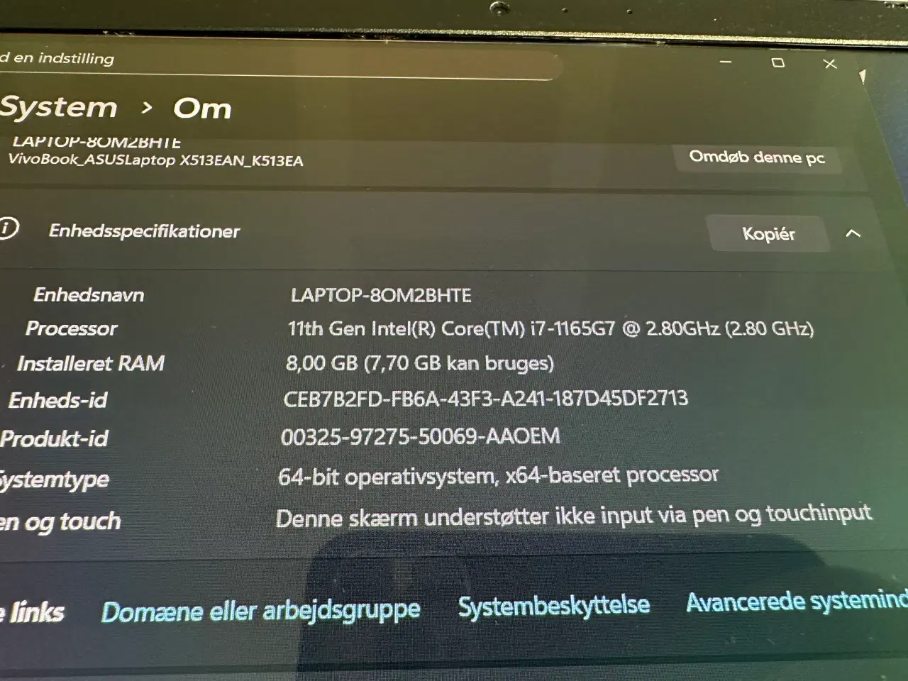 Billede 8 - Asus vivabook oled 15,6” i7 core