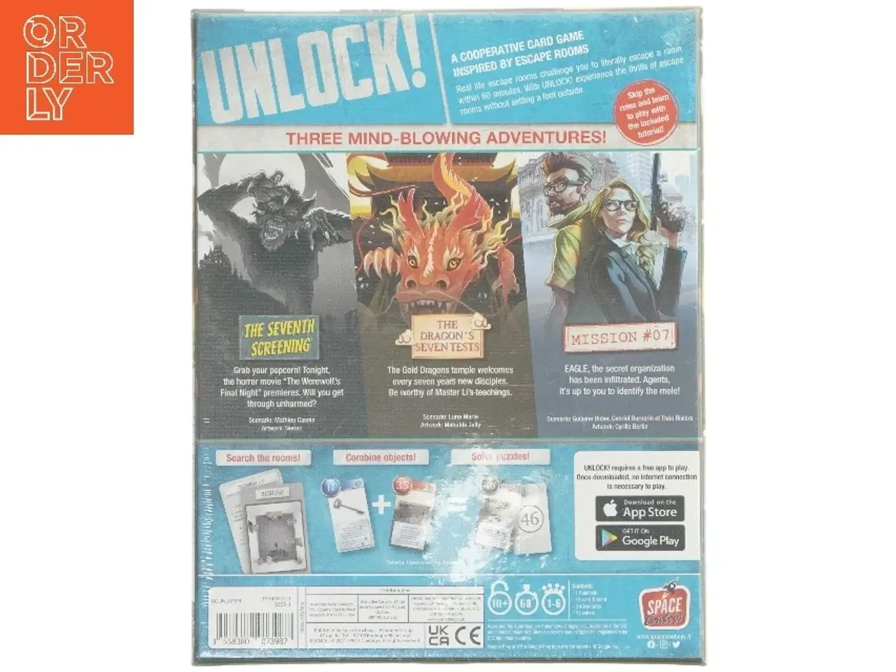 Billede 2 - Unlock! Epic Adventures kortspil (str. 27,5x21,5 cm)