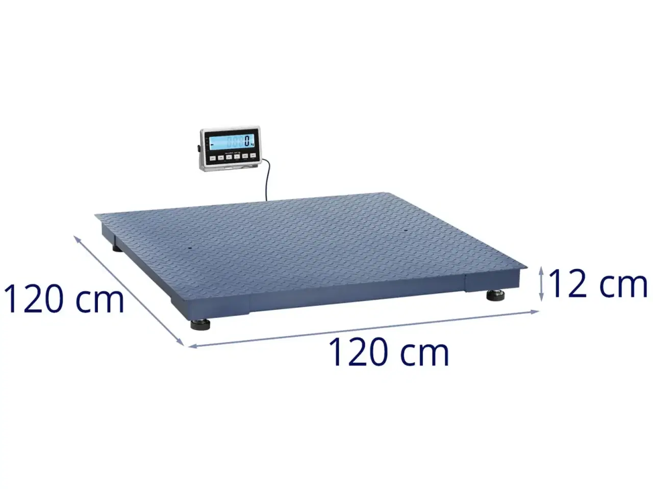 Billede 5 - Gulvvægt – 3000 kg / 1 kg – 120 x 120 cm