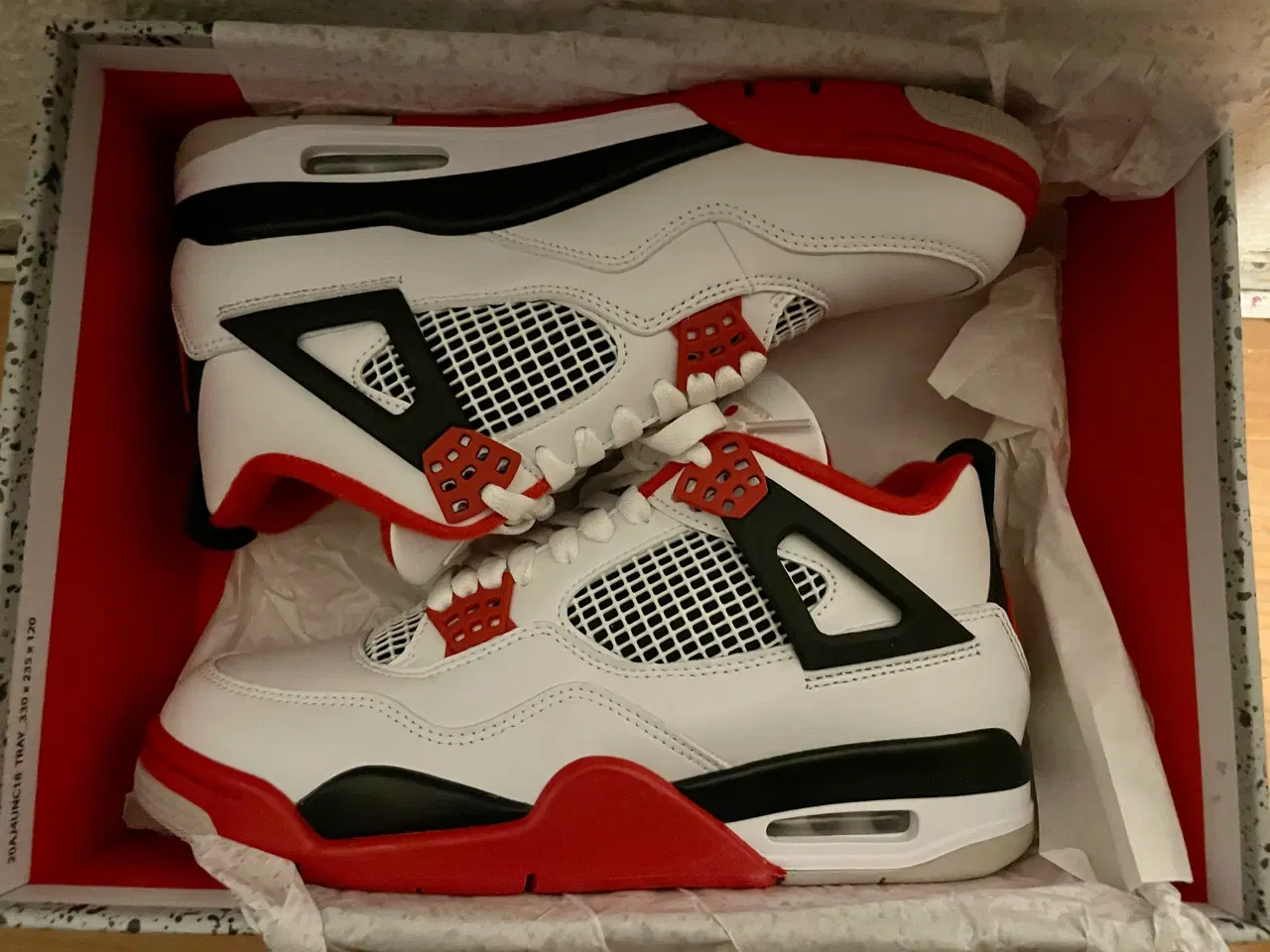 Billede 1 - Jordan 4 Retro fire red 