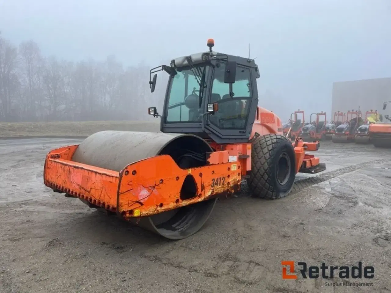 Billede 1 - Hamm 3412 HT med vibrationsplade