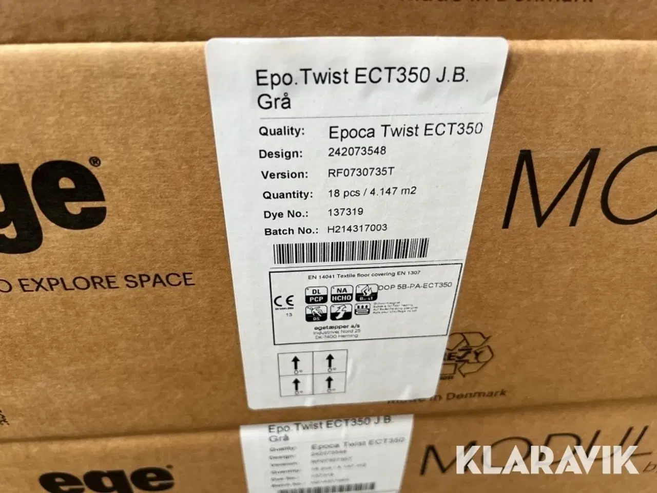 Billede 6 - Tæppefliser Ege 53,9 m2