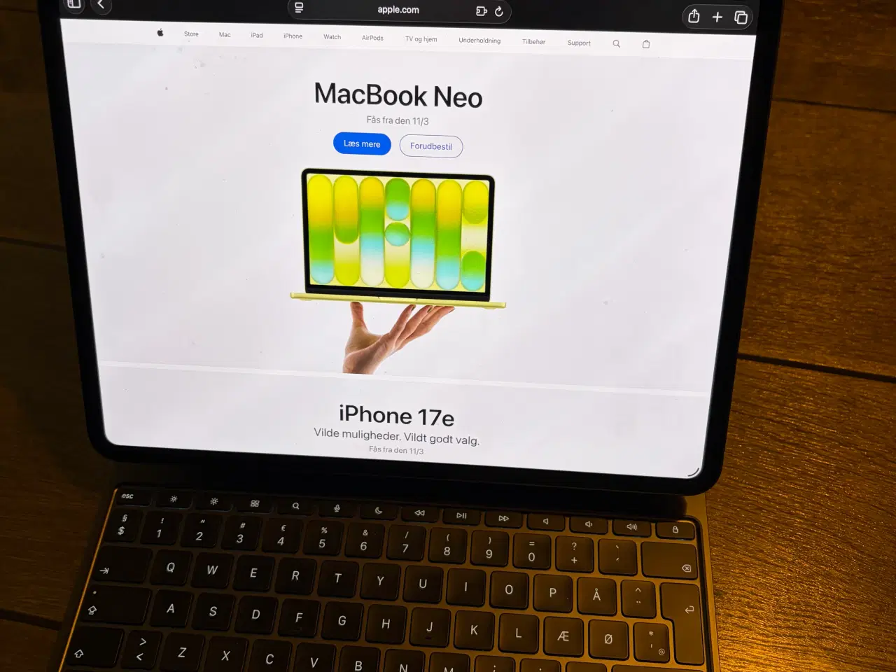 Billede 1 - iPad Pro 13" M4 (256GB) + Magic Keyboard – Som ny 