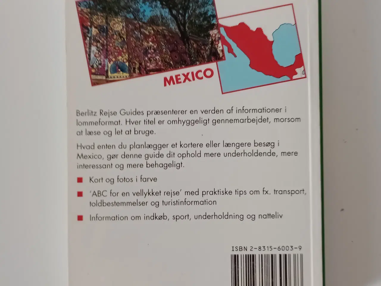 Billede 3 - Rejsebog Mexico & Spansk- Dansk ordbog. 