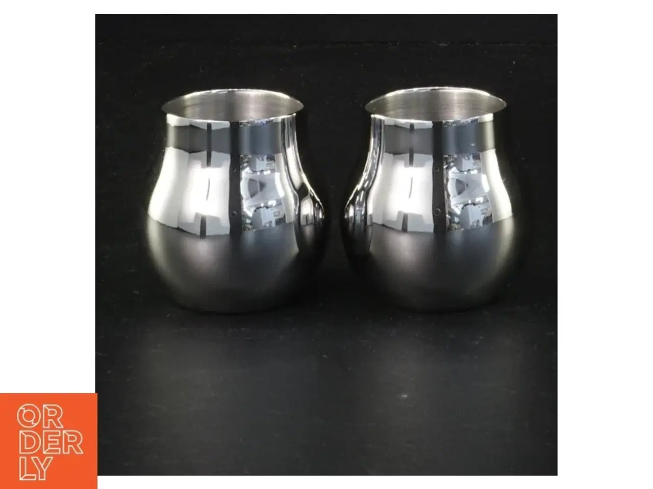 Billede 1 - Fyrfadslysestager fra Georg Jensen (str. H 6 cm)
