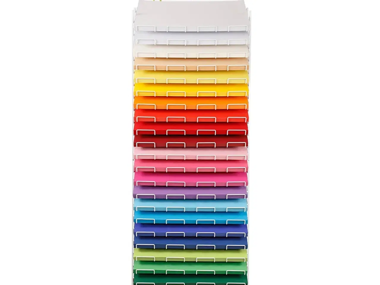 Billede 1 - Kulørt karton, A2, ark 420x594 cm, 180 g, ass. farver, 23x100ark/ 1 pk.