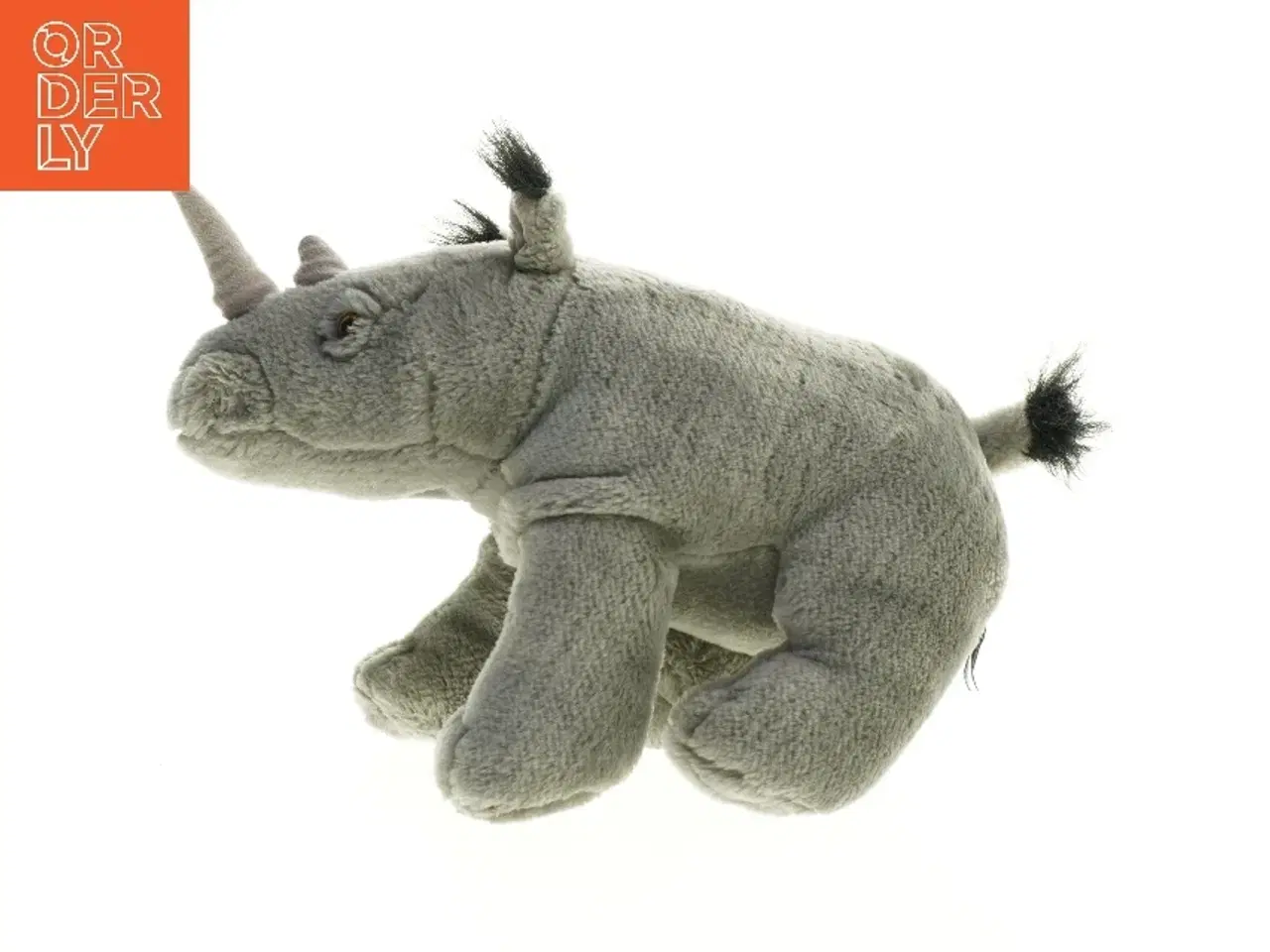 Billede 1 - Tøjdyr, næsehorn (str. 35 x 21 cm)