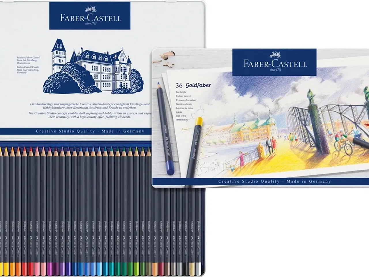 Billede 1 - 36 Faber-Castell farveblyanter