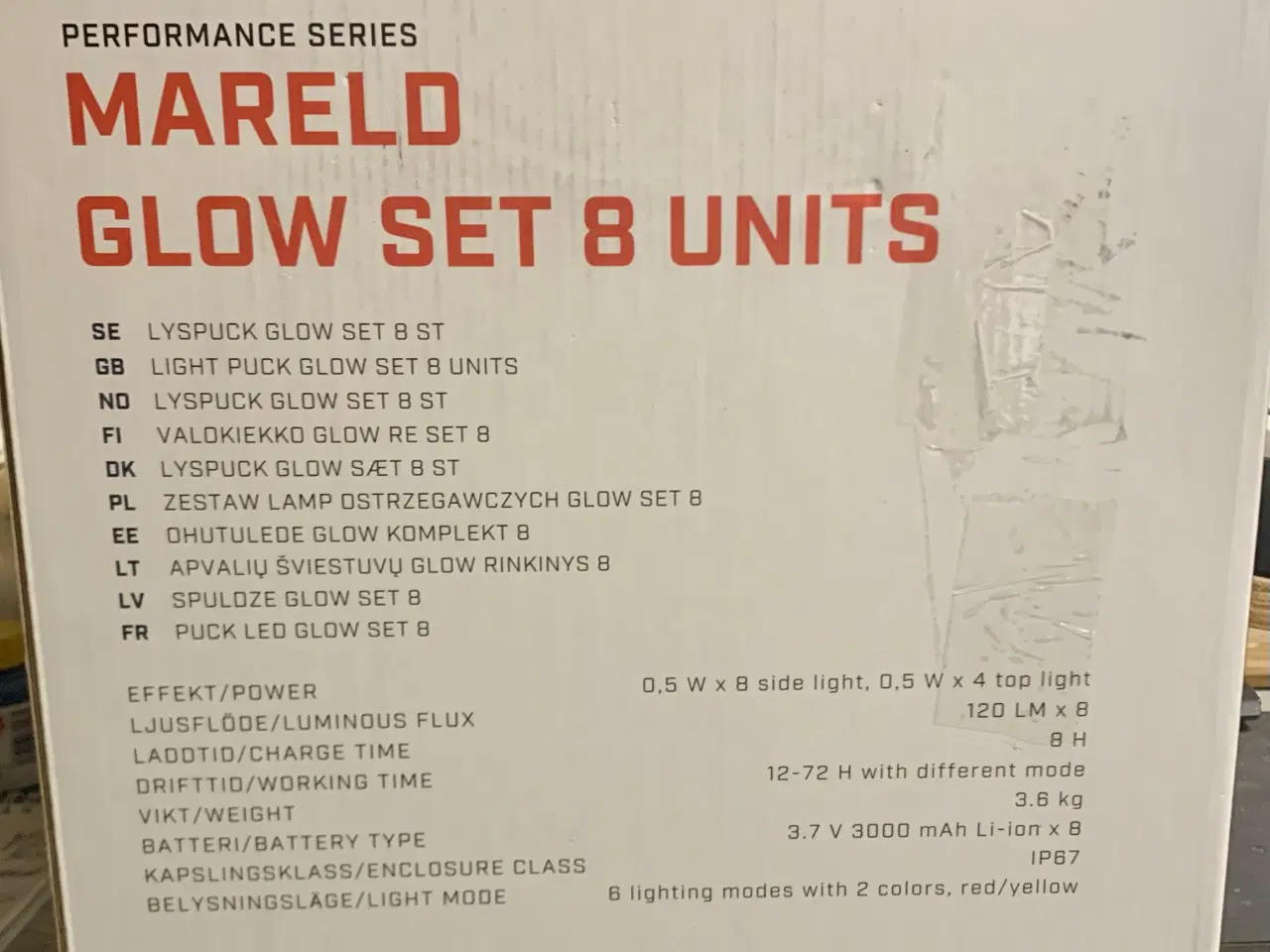 Billede 2 - MARELD GLOW SET, 8 UNITS