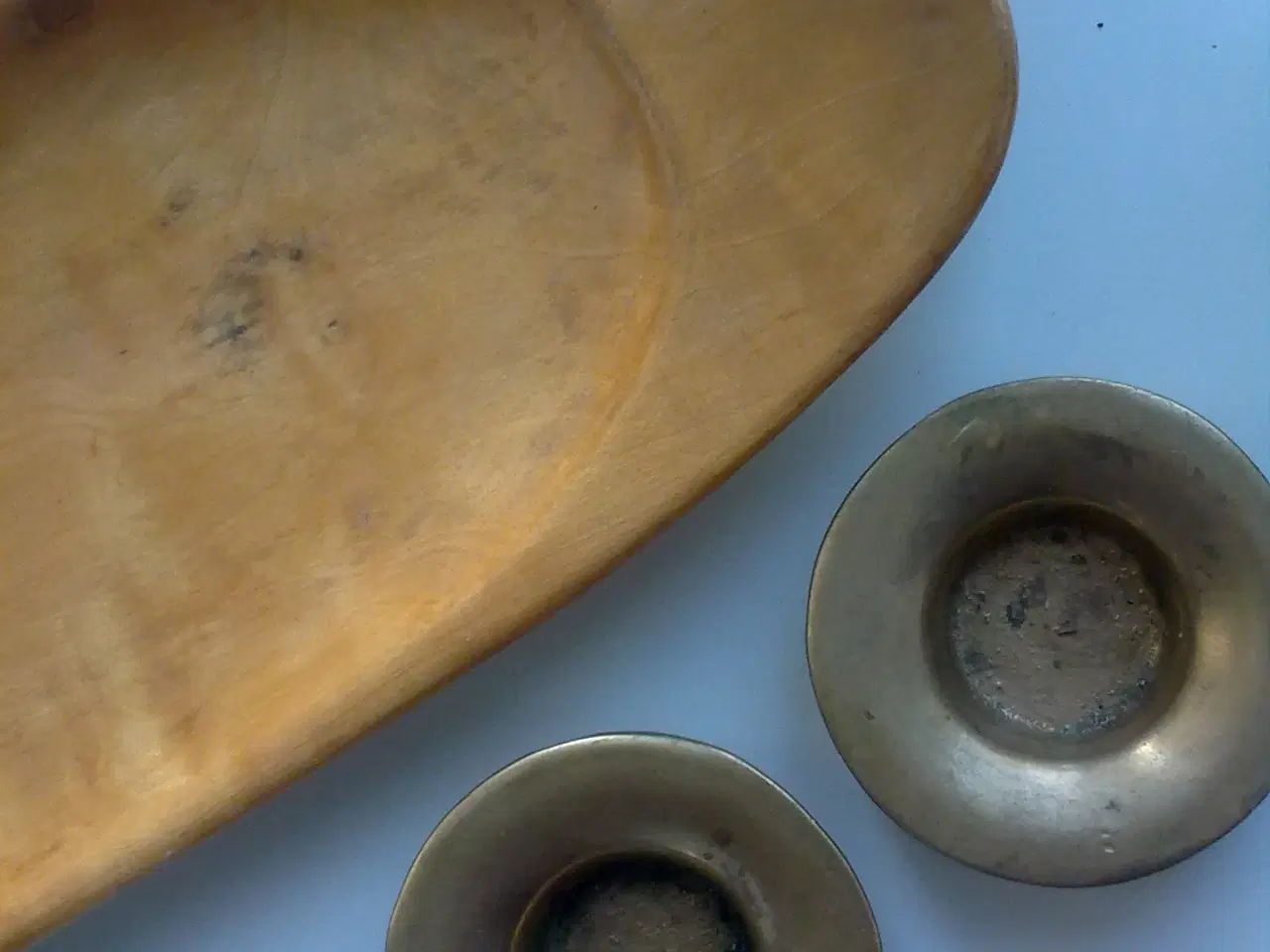 Billede 6 - Norge HÅNDLAVET langfad i birk planke fad